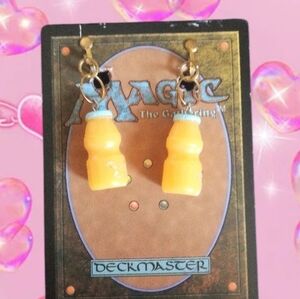 yogurt  clip on Earrings